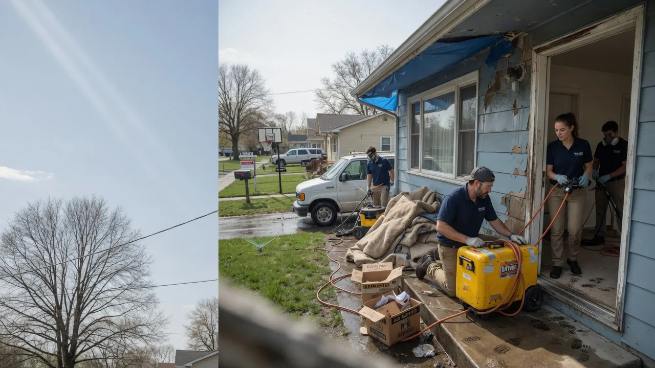 Basement Flood Cleanup in Wetmore, KS near me